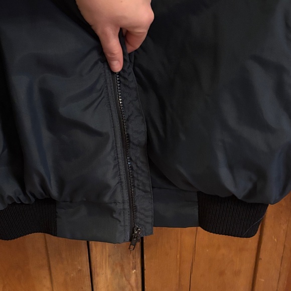 Walls Blizzard-Pruf U.S.A insulated apparel Navy Bomber Jacket Vintage - Picture 4 of 10